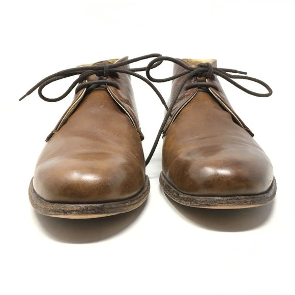Frye Jim Chukka Boots Shoes Size 9.5 Brown Leather main image 6